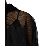 Dolce & Gabbana Black See Through Hooded Pullover Sweater TSH90642-40