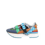 Dolce & Gabbana Multicolor Leather Low Top Sneakers Shoes MV7691-42.5