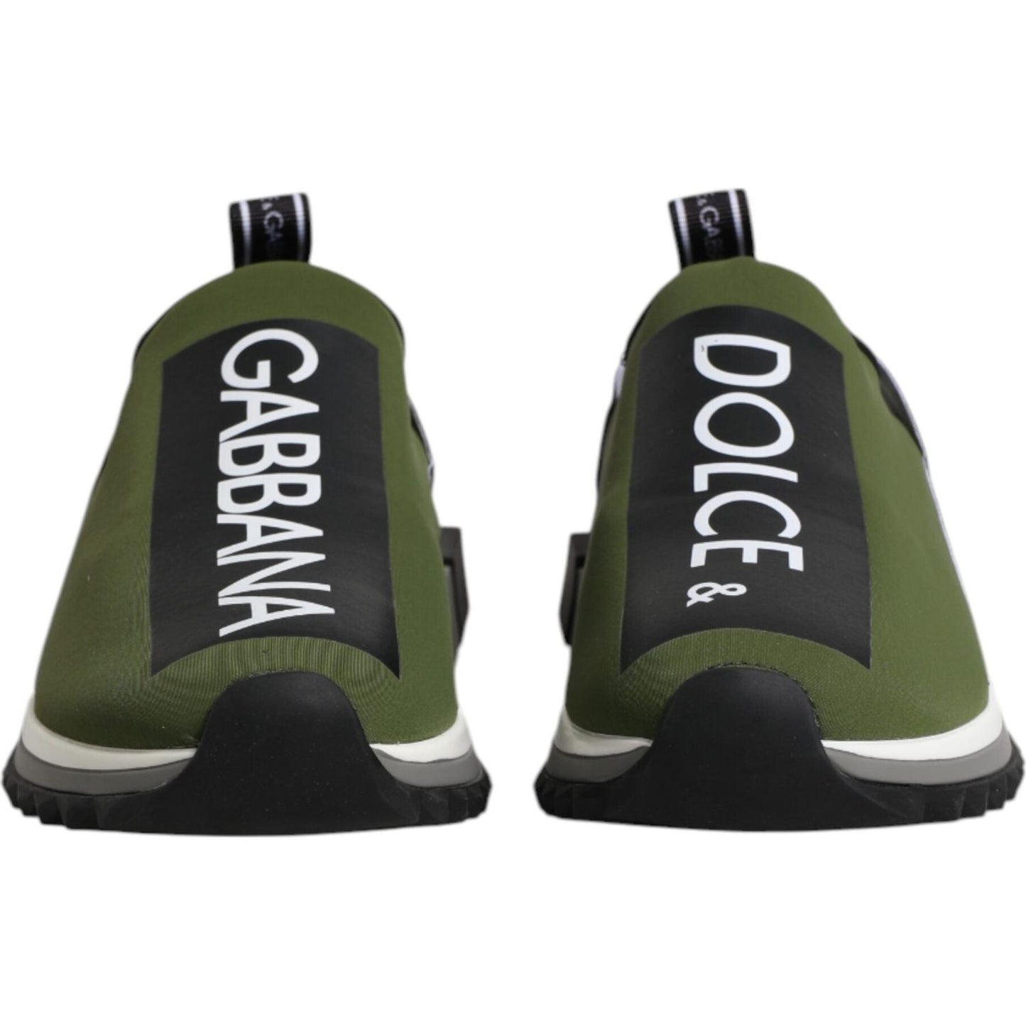 Dolce & Gabbana Green Logo Low Top Sorrento Men Sneakers Shoes MV7755-39
