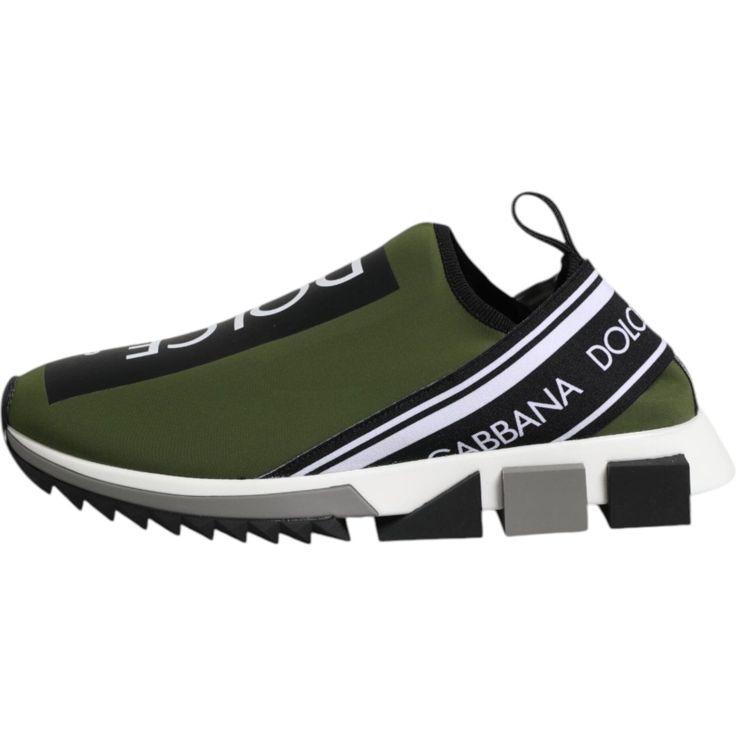 Dolce & Gabbana Green Logo Low Top Sorrento Men Sneakers Shoes MV7755-39