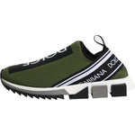 Dolce & Gabbana Green Logo Low Top Sorrento Men Sneakers Shoes MV7755-39