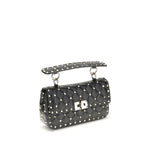 Valentino Garavani Small Leather Rockstud Spike Handbag VA7W2B0123NAP0NOBB