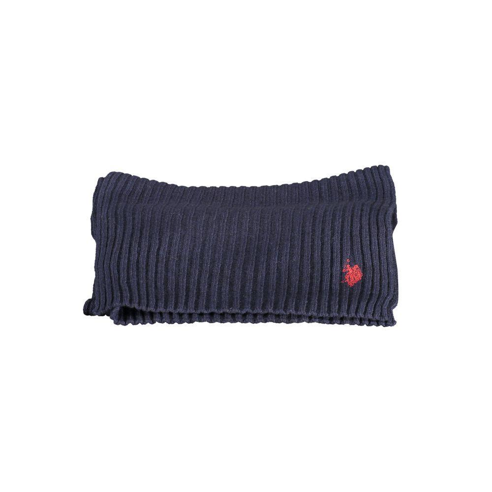 U.S. POLO ASSN. Blue Wool Scarf US-16936