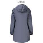 K-WAY Blue Polyester Jackets & Coat