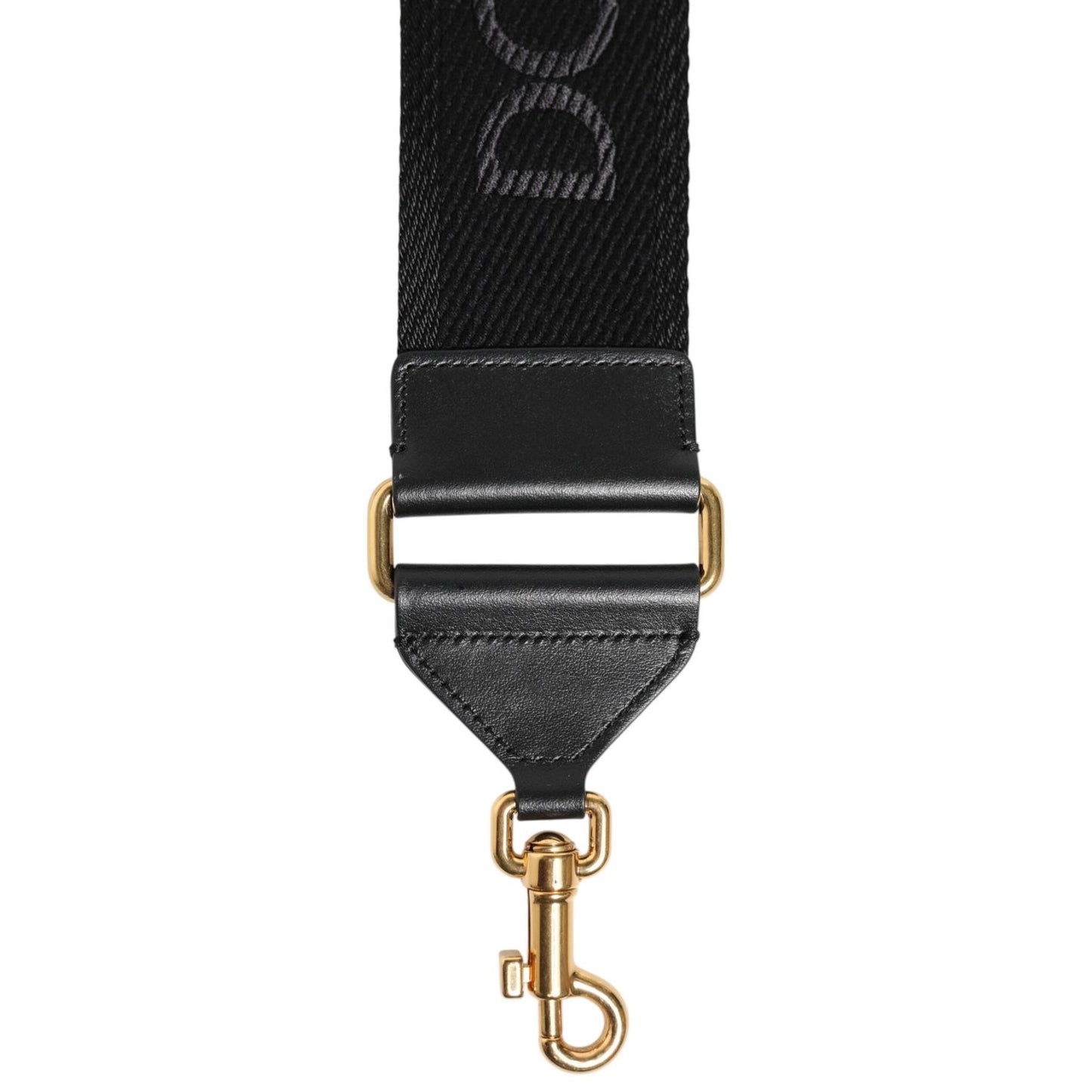 Dolce & Gabbana Black Solid Viscose Bag Shoulder Strap WMB556