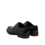 Dolce & Gabbana Black Leather Derby Wingtip Formal Shoes MV7371-40.5