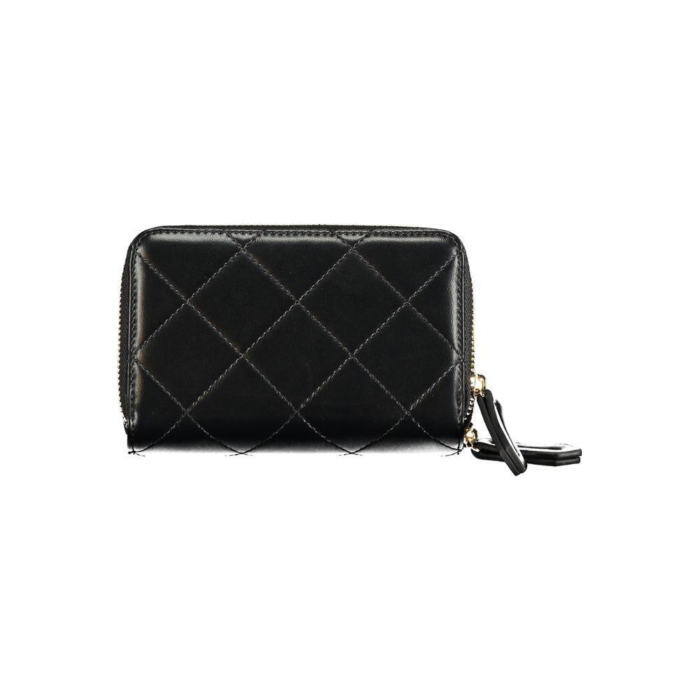 Mario Valentino Black Polyethylene Women Wallet VA-33513