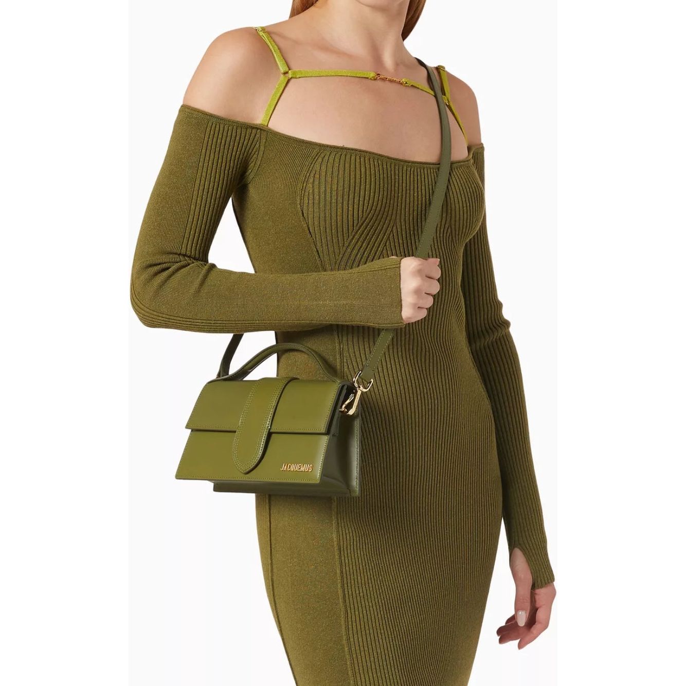 Jacquemus Le Grand Bambino Khaki Bag 213BA007-3100-560