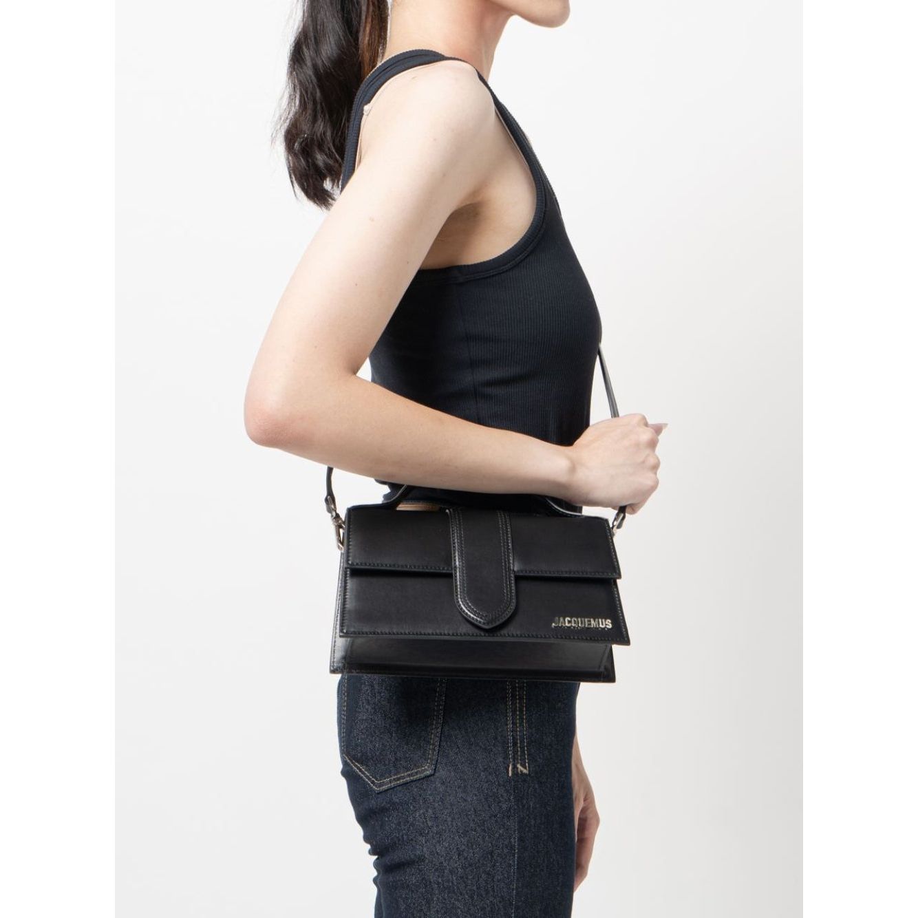 Jacquemus Le Grand Bambino Black Bag 213BA007-3000-99S