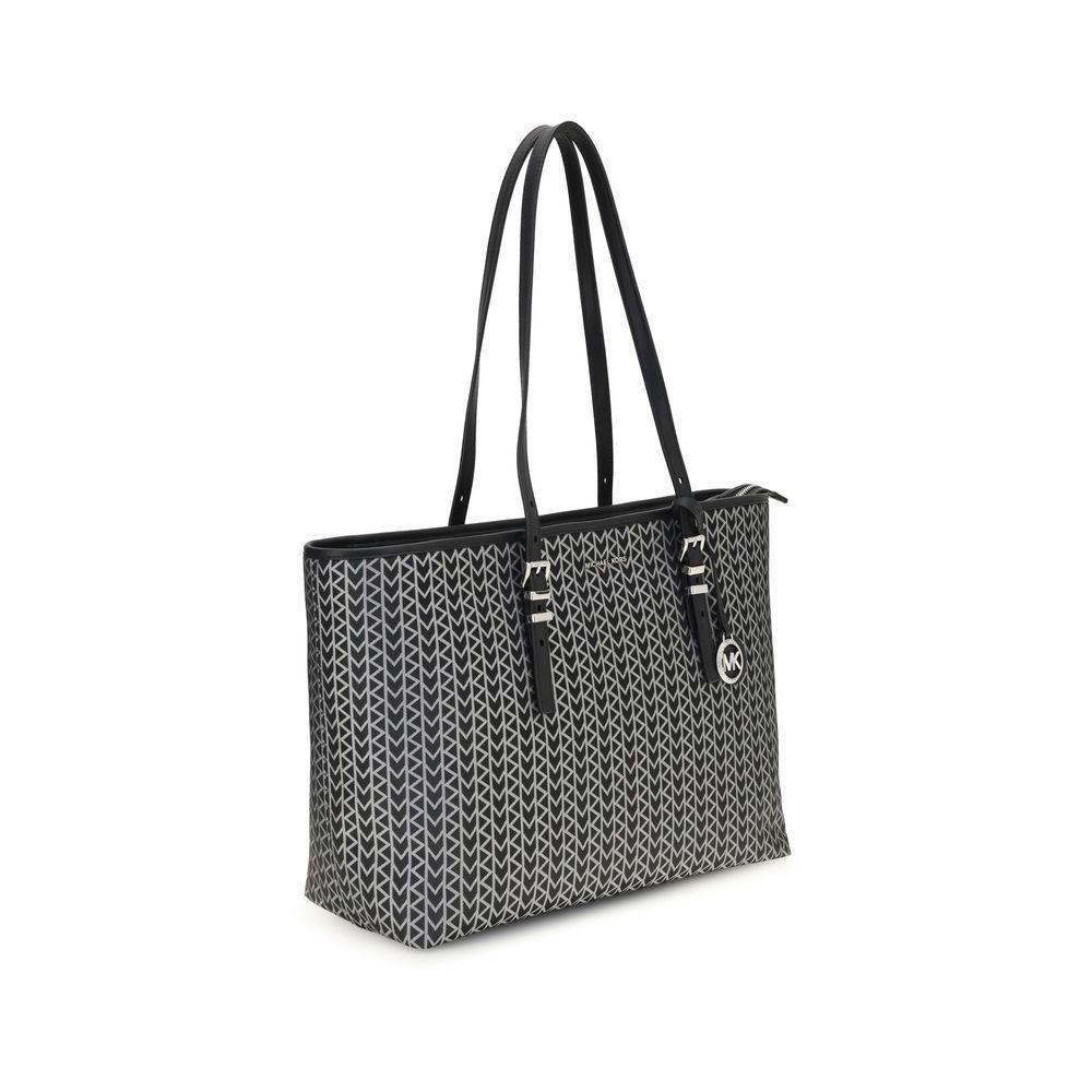 Michael Kors Quinn large jacquard logo Tote Bag MI30T5SQNT9O001BB