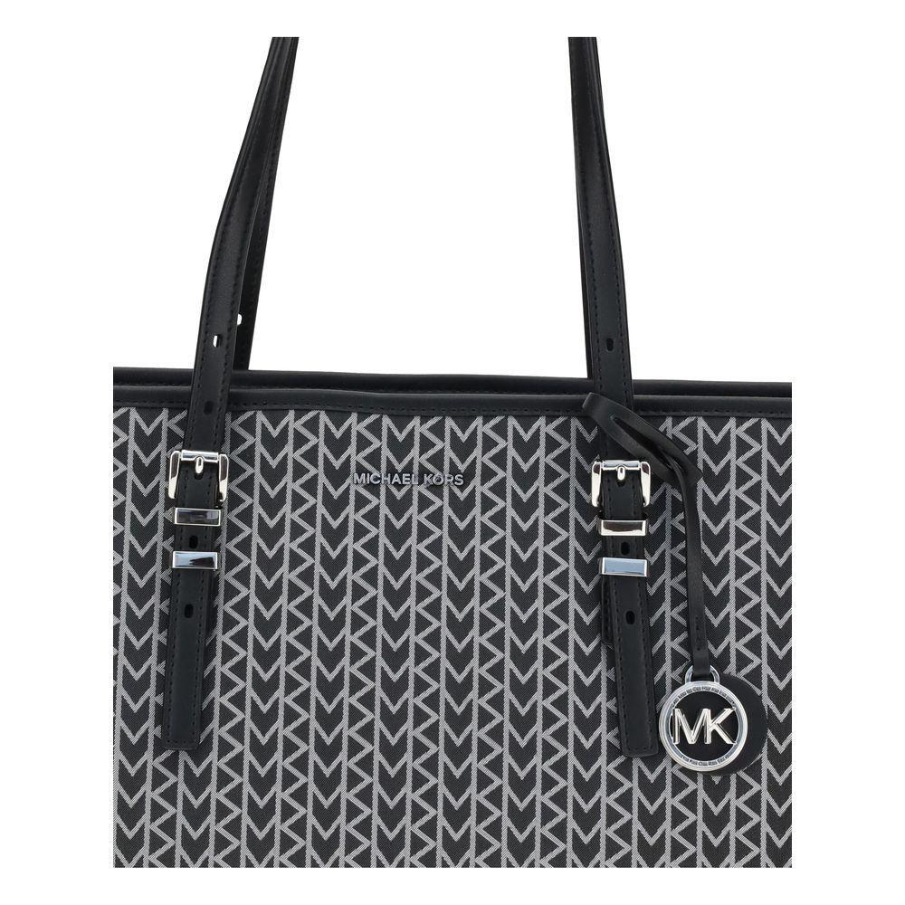 Michael Kors Quinn large jacquard logo Tote Bag MI30T5SQNT9O001BB