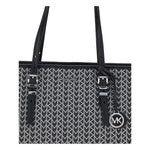 Michael Kors Quinn large jacquard logo Tote Bag MI30T5SQNT9O001BB