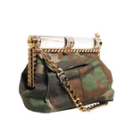 Dolce & Gabbana Multicolor Sicily Medium Camouflage Shoulder Strap Bag BAG4726