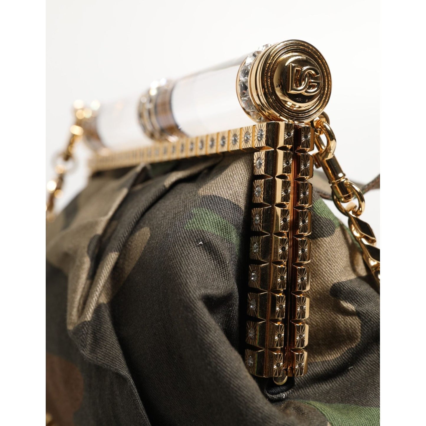 Dolce & Gabbana Multicolor Sicily Medium Camouflage Shoulder Strap Bag BAG4726