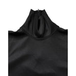 Dolce & Gabbana Black Polyester Turtleneck Pullover Sweater TSH91250-44