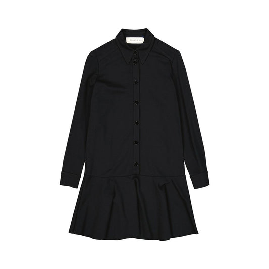 BLANCA VITA Black Elastane Casual Dress