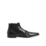 Dolce & Gabbana Black Chelsea Slip On Men Ankle Boots Shoes MV7927-42