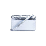 Ferrari Metal light blue GT patent leather bag with chain FE8056121179066