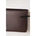 Dolce & Gabbana Brown Calfskin Leather Logo Zip Around Continental Wallet BAG4694