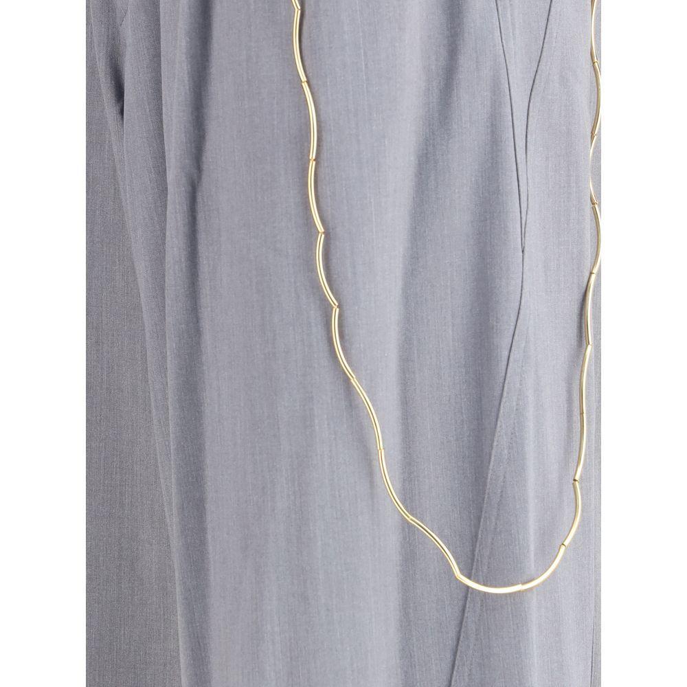 Darkpark Chain adorned Phebe Pants DA-WTR36SFAW440072-IT36 | XS