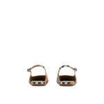 Burberry Check Birdie Slingback Ballerina Flats