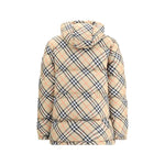 Burberry Hooded Check Down Jacket BU-8110240B9368-M