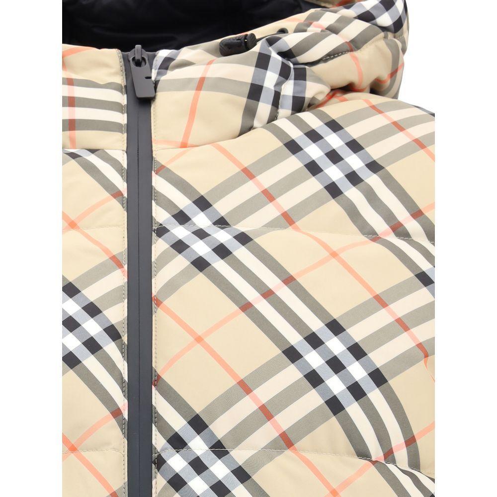 Burberry Hooded Check Down Jacket BU-8110240B9368-M
