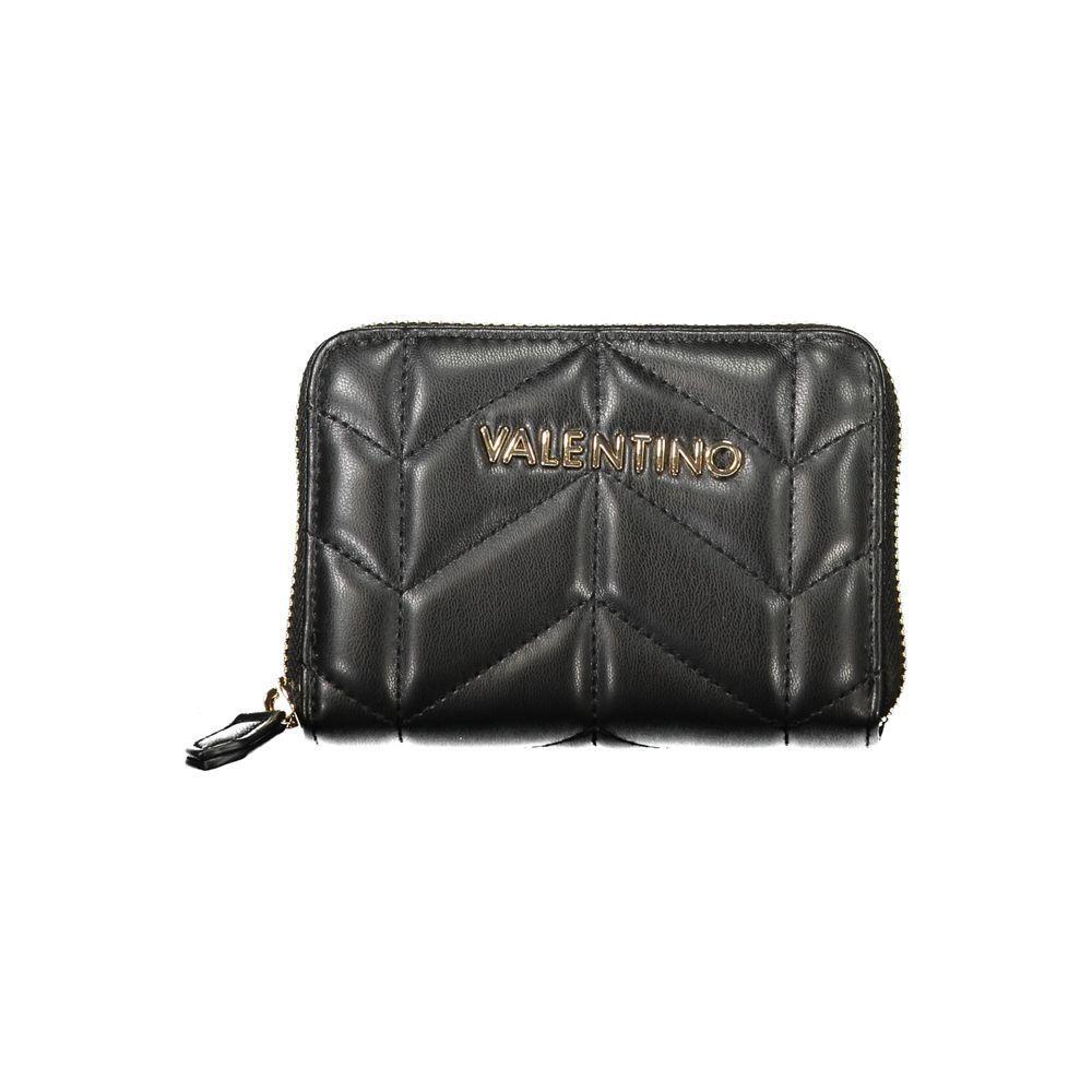 Mario Valentino Black Polyethylene Wallet VA-39184