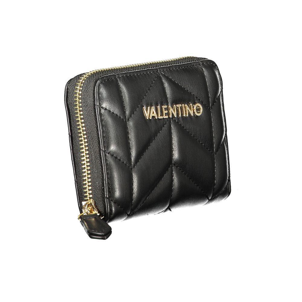 Mario Valentino Black Polyethylene Wallet VA-39184