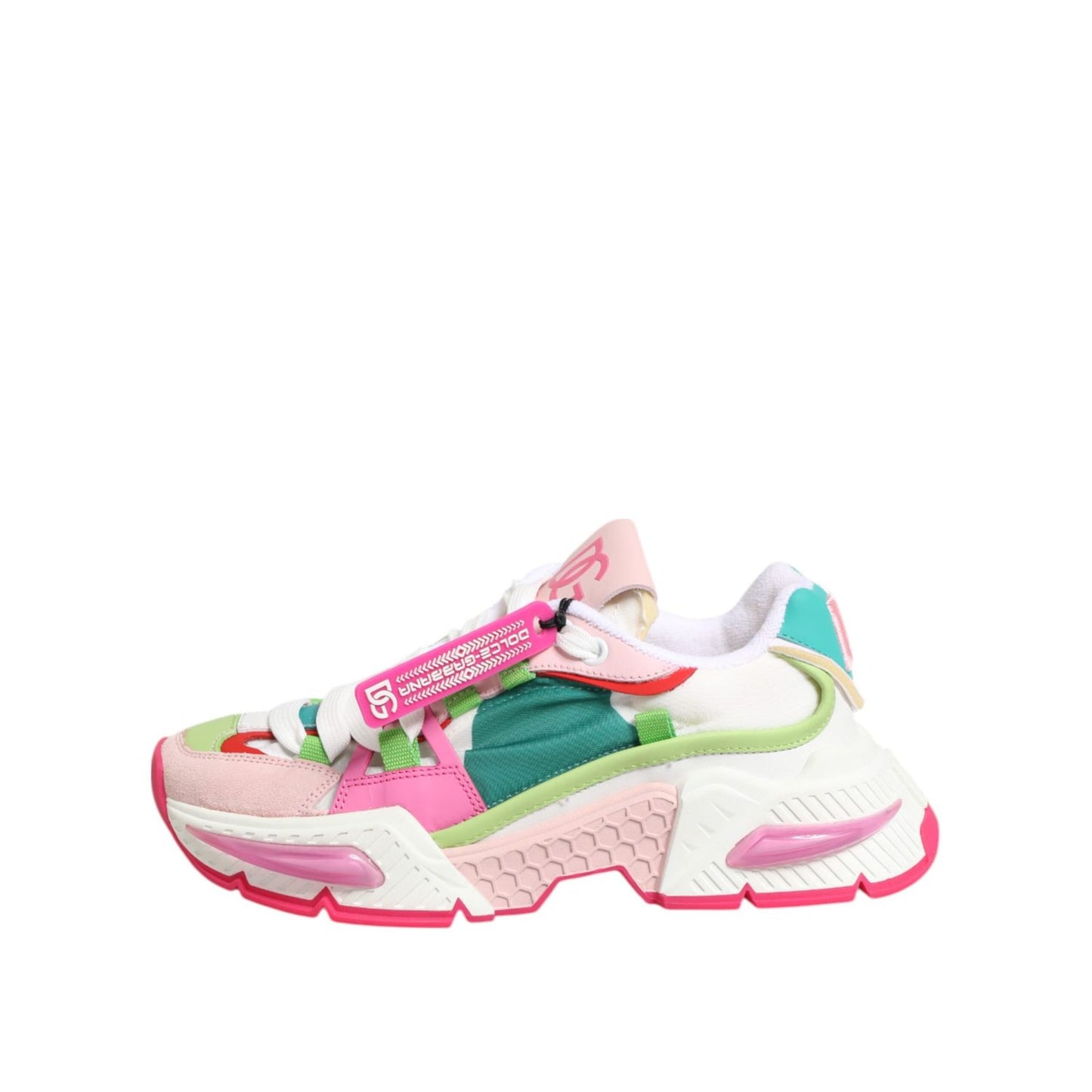 Dolce & Gabbana Multicolor Leather Airmaster Low Top Sneaker Shoes