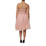 Dolce & Gabbana Pink Silk Chiffon A-line Pleated Midi Dress DR81480-42