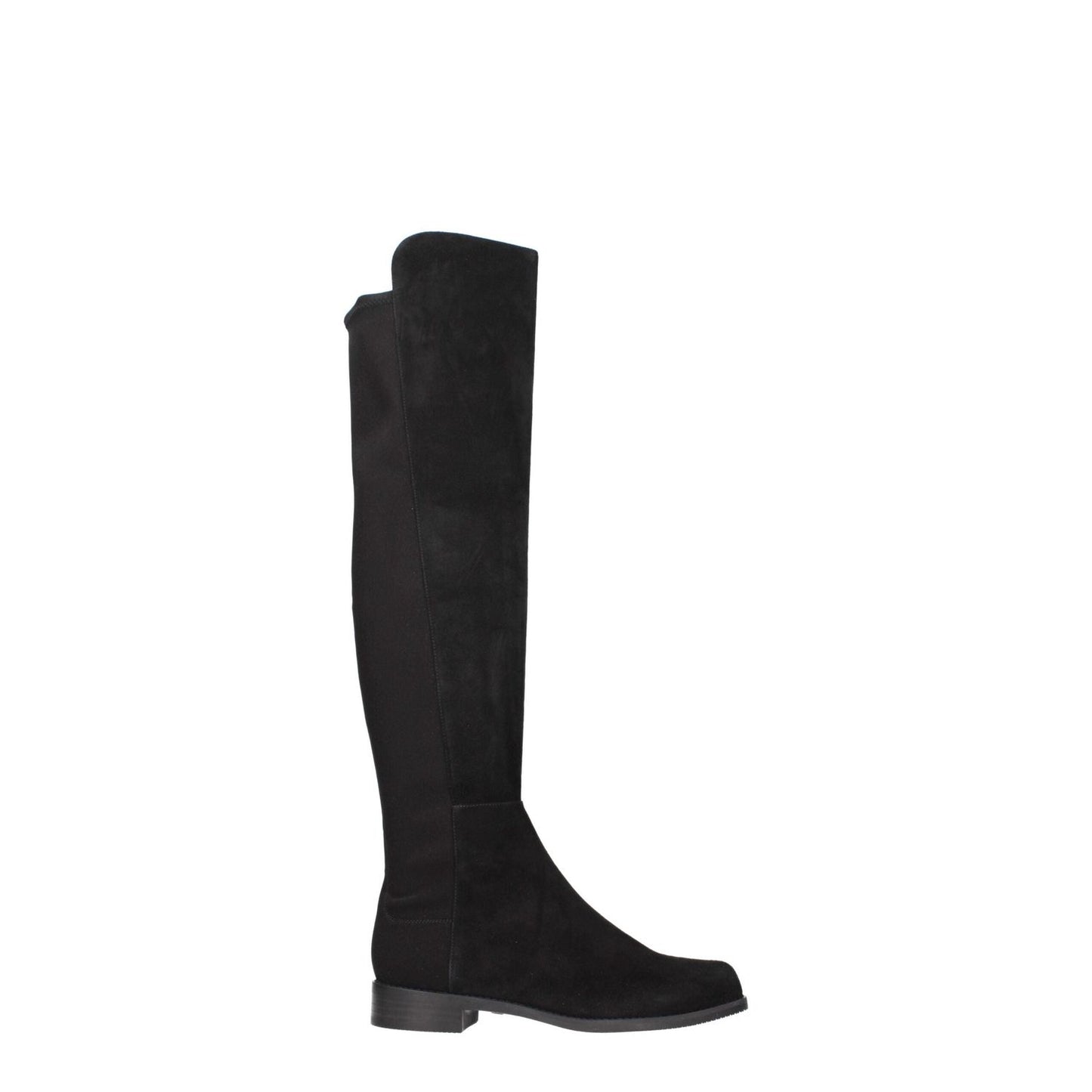 Stuart Weitzman Black Leather Over The Knee ST-8547198140681-EU35/US5