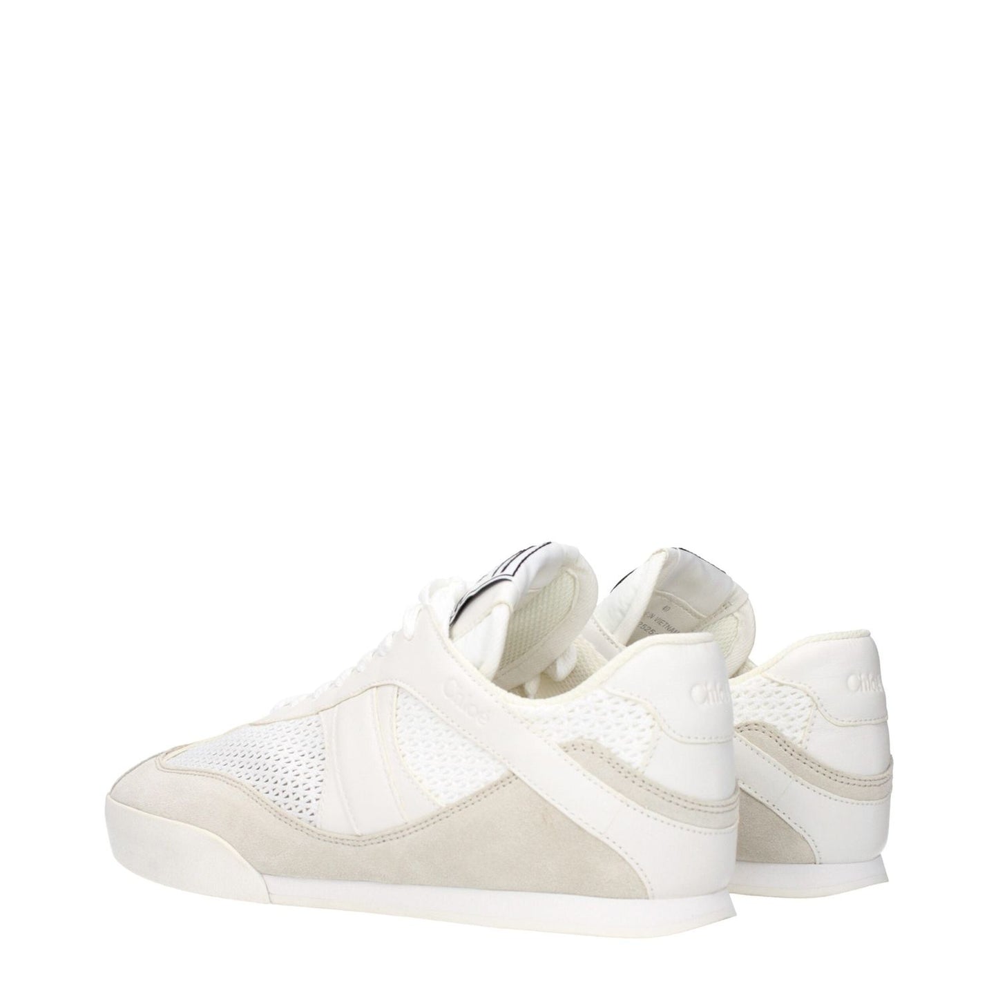 Chloé White Fabric Low Tops CH-15269039243529-EU40/US10