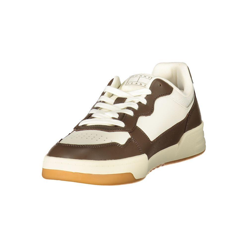 Tommy Hilfiger White Leather Men Sneaker TO-39633-EU40/US7