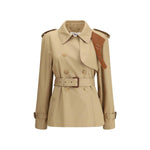 Chloé Short cotton gabardine Trench Coat CH-CH25AVE1009326A-IT42 | L