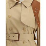 Chloé Short cotton gabardine Trench Coat CH-CH25AVE1009326A-IT42 | L