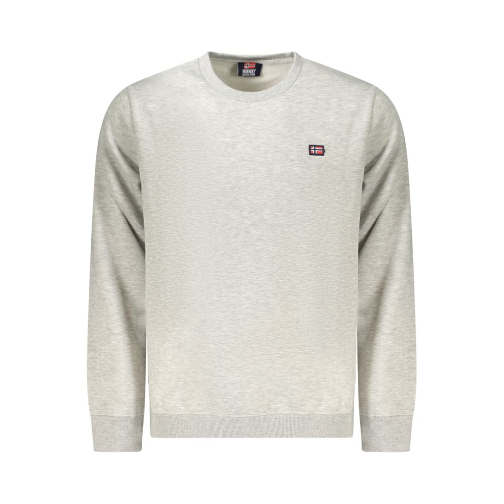 Norway 1963 Gray Cotton Men Sweater NO-39690-S