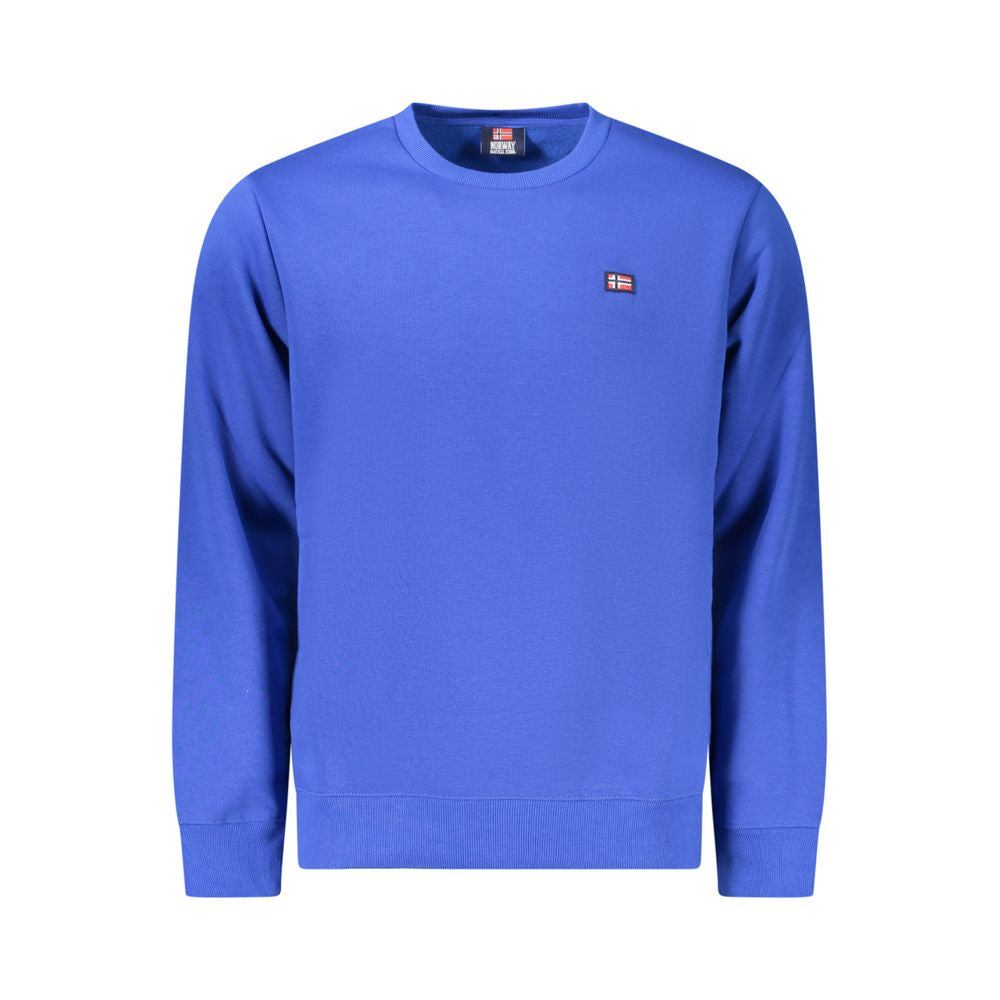 Norway 1963 Blue Cotton Mens Sweater NO-39703-S