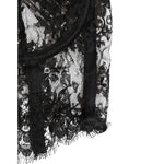 Dolce & Gabbana Black Floral Lace Bustier Bralette Top Underwear