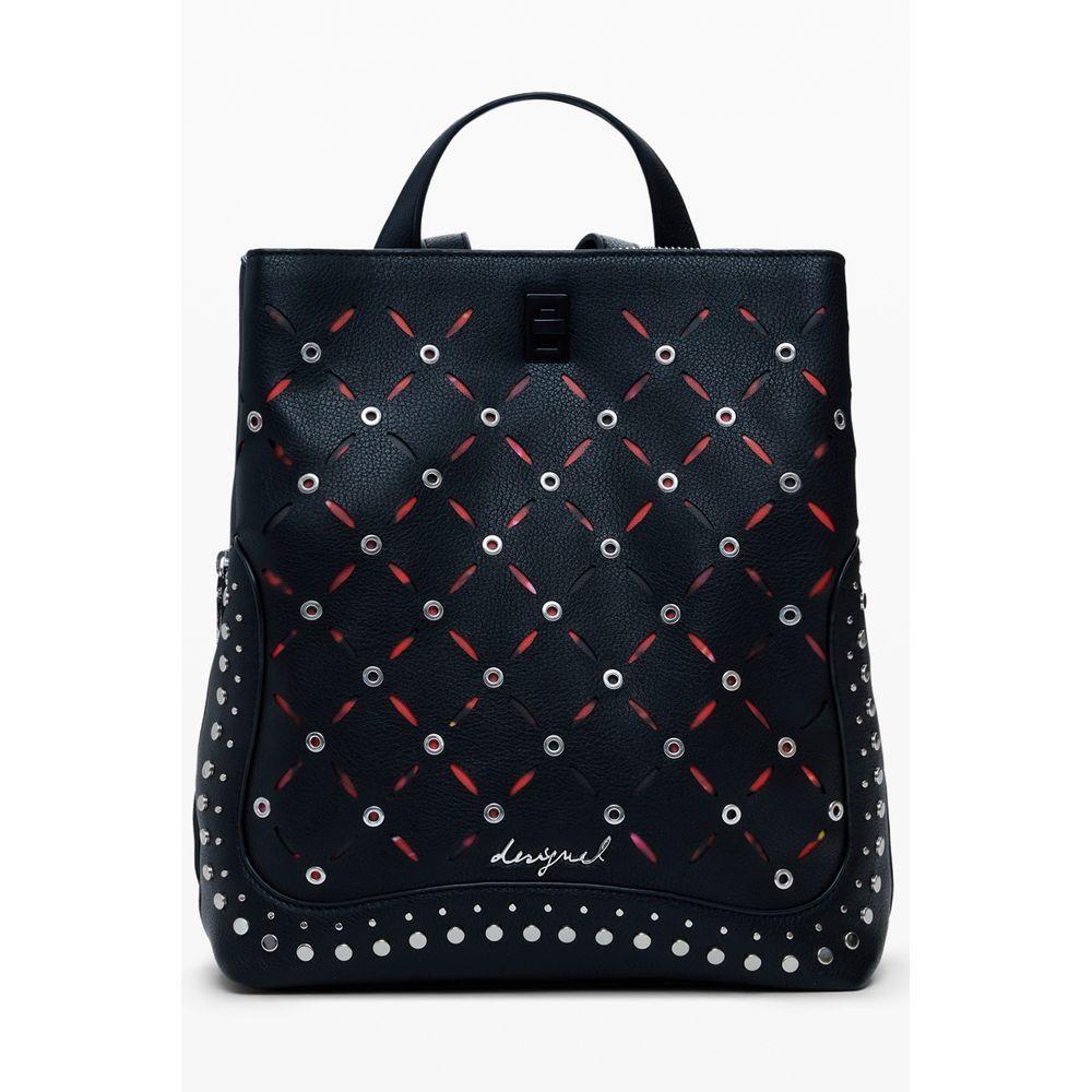Desigual Black Polyethylene Women Backpack DE-39812