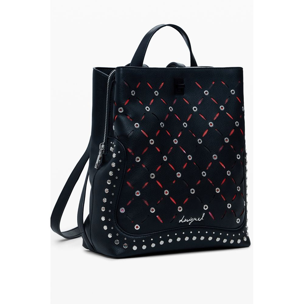 Desigual Black Polyethylene Women Backpack DE-39812