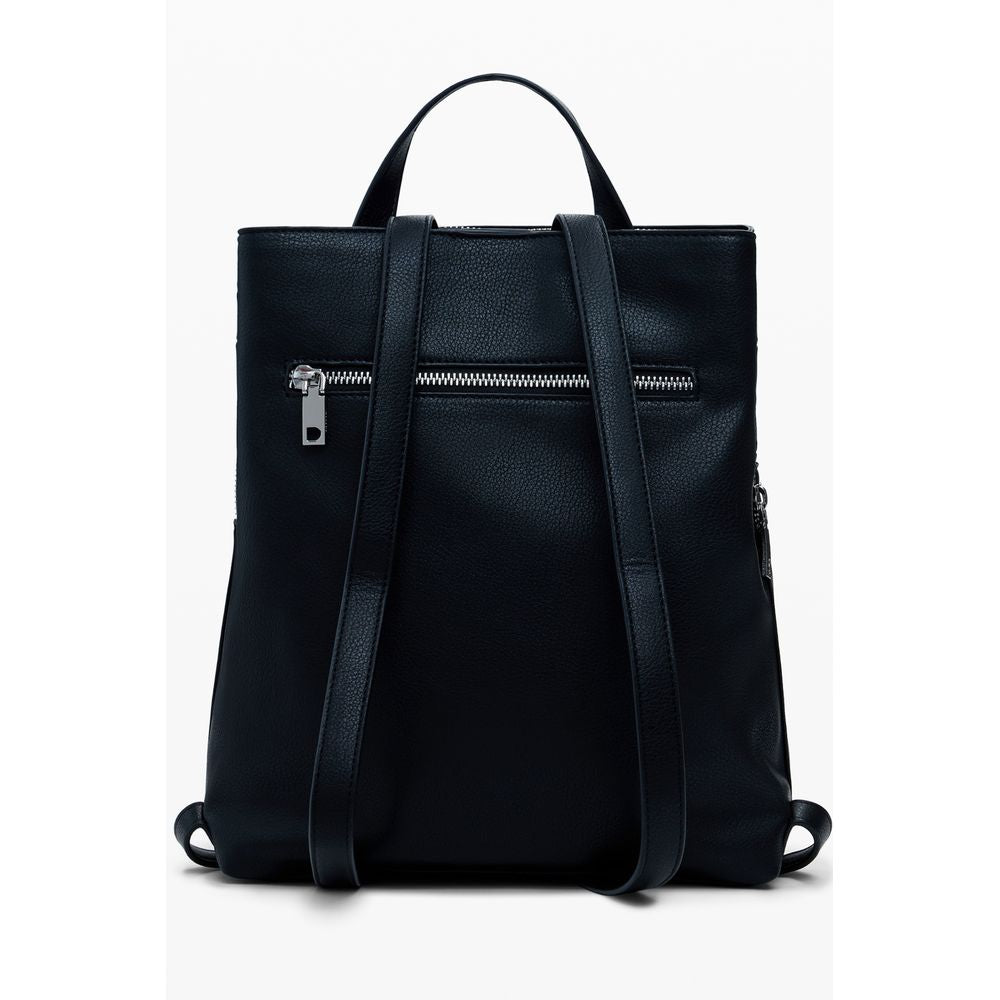 Desigual Black Polyethylene Women Backpack DE-39812