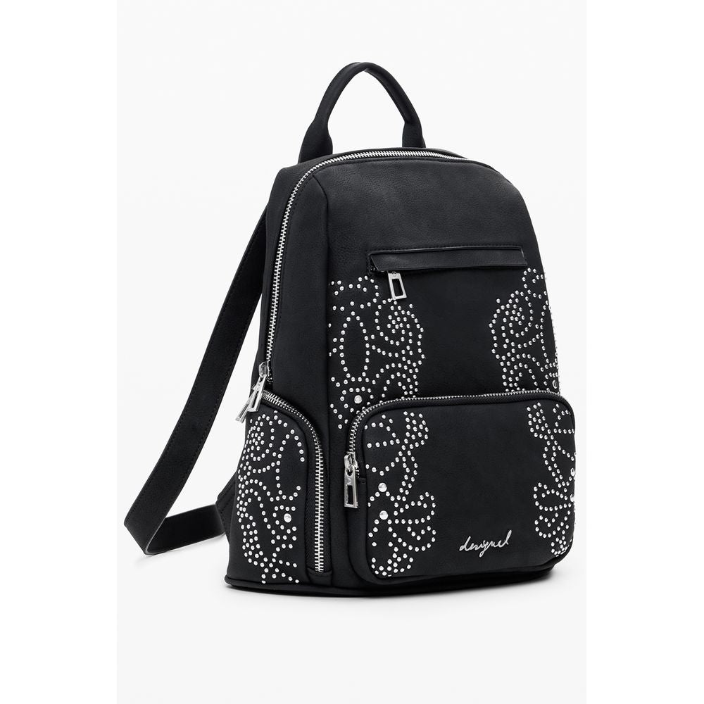 Desigual Black Polyethylene Women Backpack DE-39840