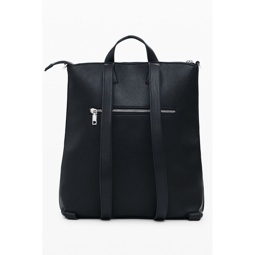 Desigual Black Polyethylene Women Backpack DE-39866