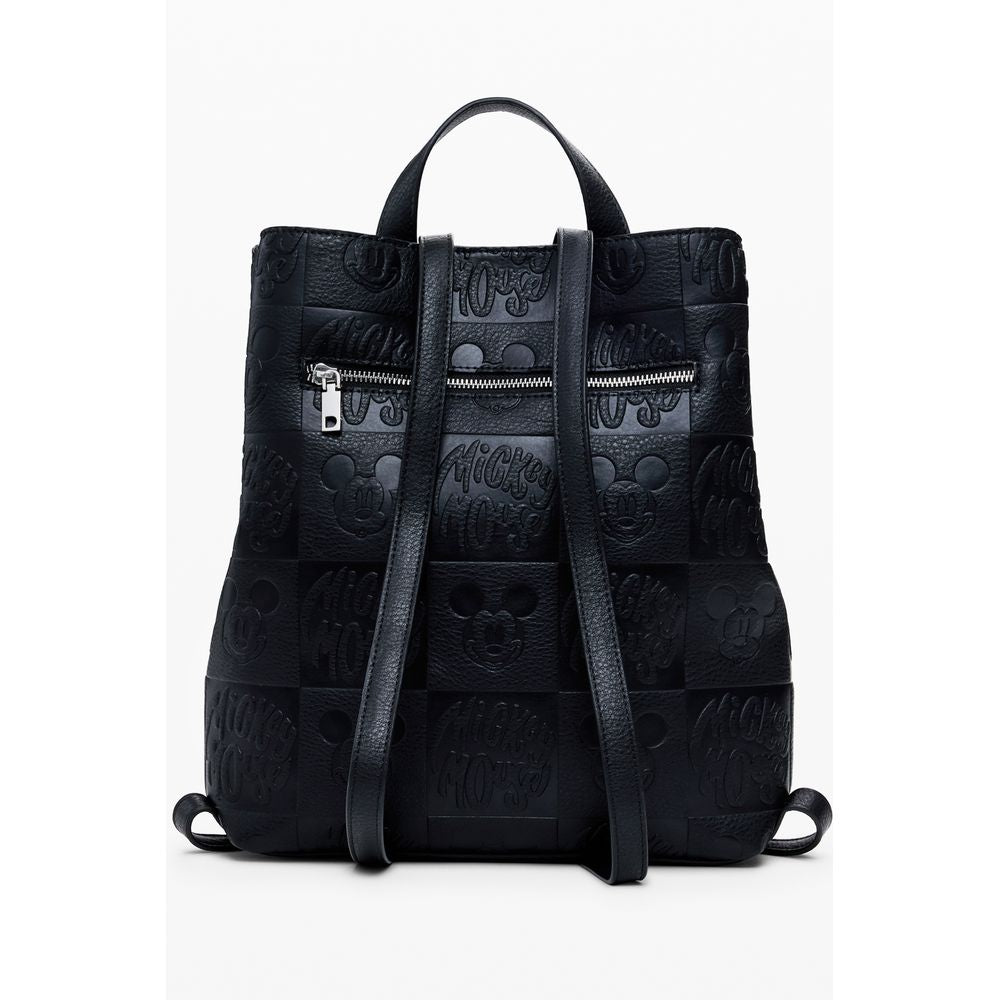 Desigual Black Polyethylene Women Backpack DE-39870