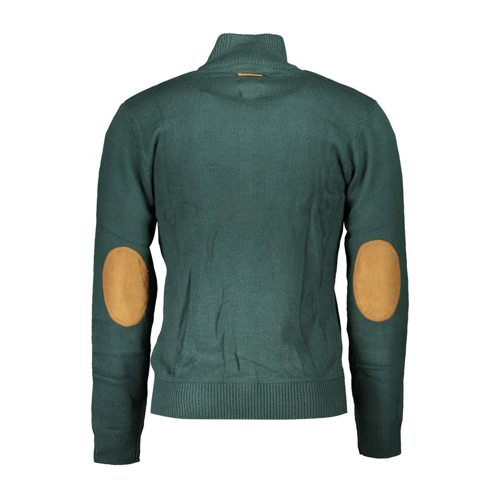 Gianmarco Venturi Green Cotton Sweater