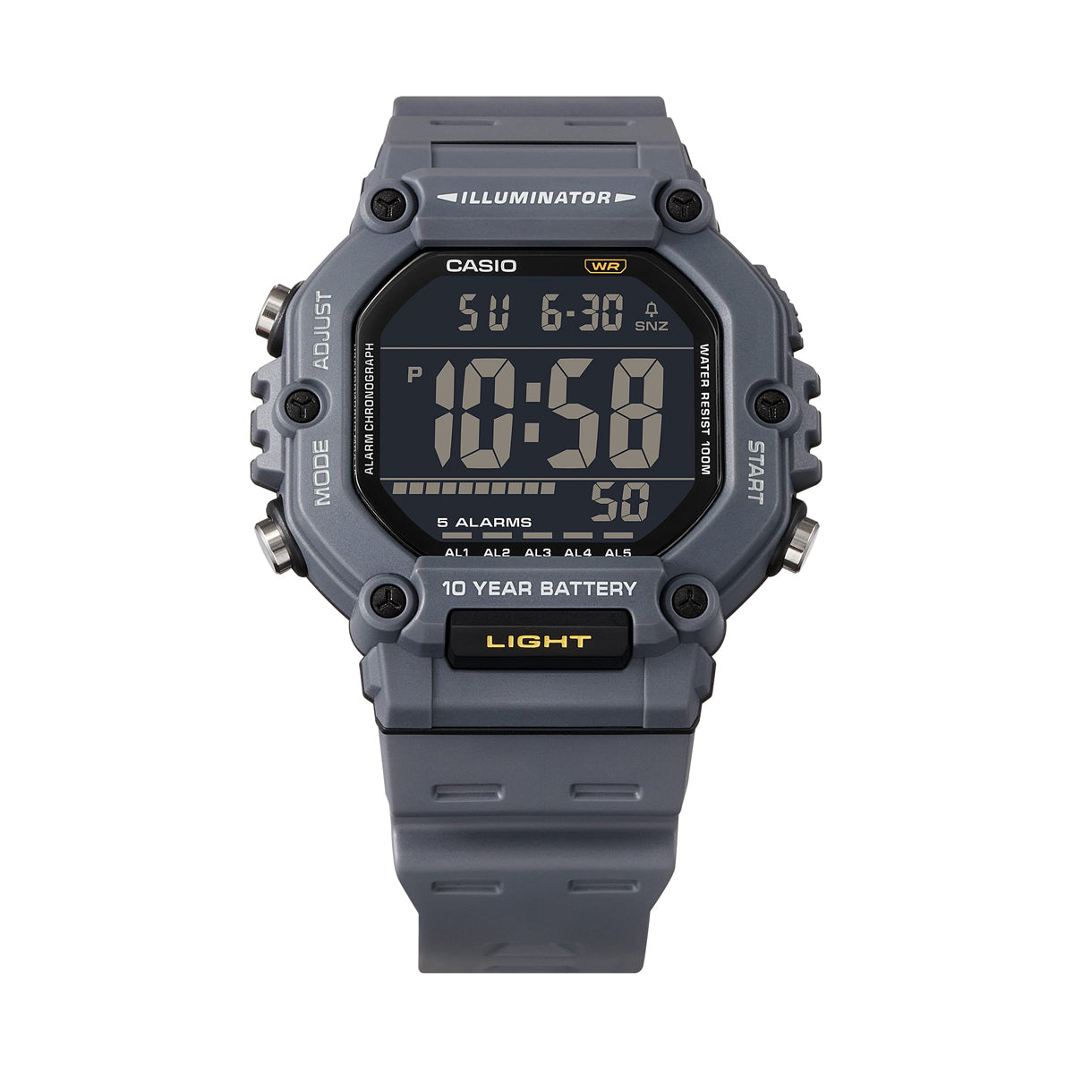 CASIO SPORT COLLECTION Mod. OVERSIZE 10 YEARS BATTERY - AVIO AE-1600H-8BVEF