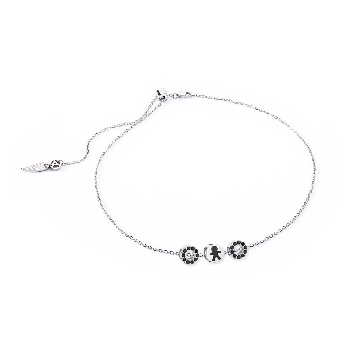 AN JEWELS JEWELRY Mod. ANCOLARLI5 silver necklace with pendant