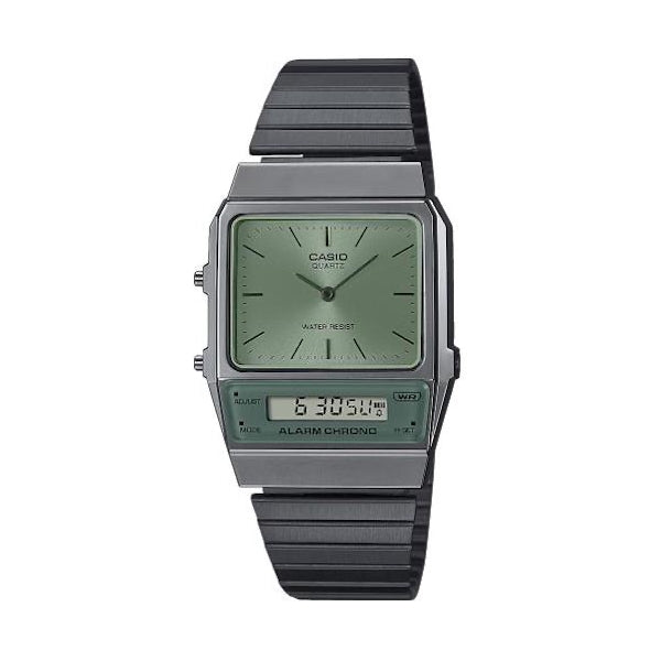 CASIO VINTAGE Mod. EDGY COLLECTION - FOREST GREEN AQ-800ECGG-3AEF