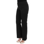 BENCIVENGA Black Stretch Straight Fit Dress Trousers Pants SIG50004-44